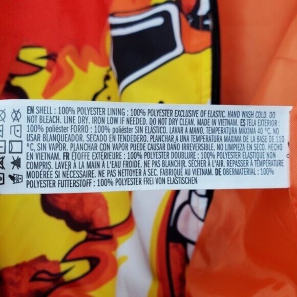 Forever 21 Womens Cheetos Flamin Hot Front Zip Windbreaker Jacket Size M - Picture 7 of 7